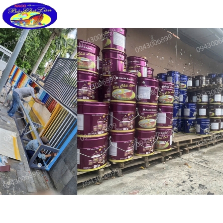 SƠN EPOXY NACO VÀNG 444