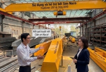 SƠN CẨU TRỤC SƠN MÁY MÓC THIẾT BỊ BẰNG SƠN CÔNG NGHIỆP NACO