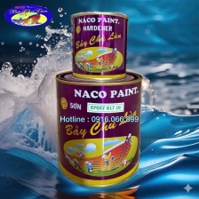 SƠN EPOXY NACO TRẮNG MỜ 1 LÍT