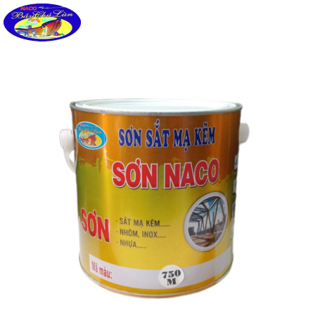 SƠN MẠ KẼM NACO ĐEN MỜ