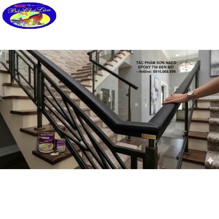 SƠN MẠ KẼM NACO ĐEN MỜ