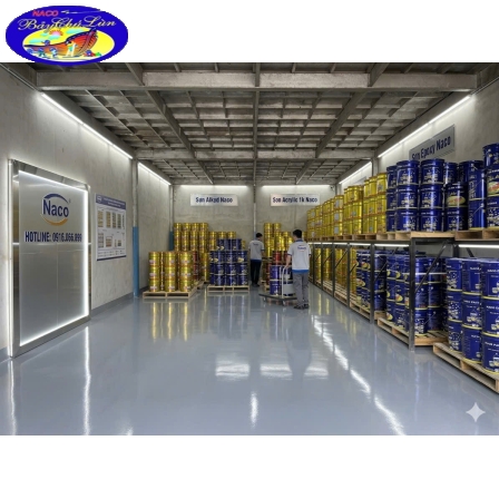 SƠN EPOXY NACO XÁM 910